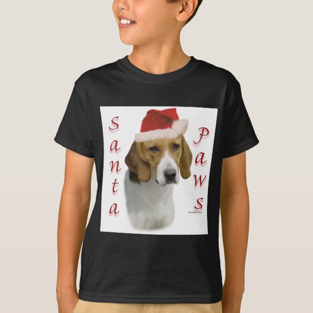 American Foxhound Santa Paws T-Shirt (Front)