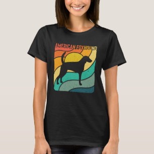American Foxhound Vintages Retro Mum Dad T-Shirt