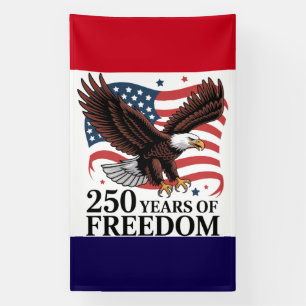American Freedom 250‑Year Tribute Banner