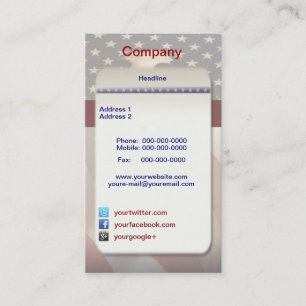 American Freedom Business Card