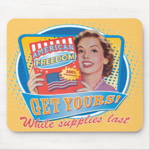 American Freedom Retro Mousepad