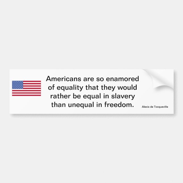 American Freedom Statement Bumper Sticker (Front)