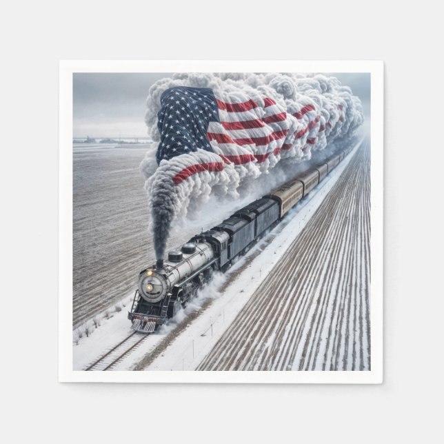 American Freedom Train Napkin (Front)