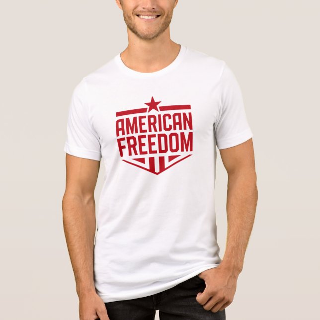 American Freedom Tri-Blend Shirt (Front)