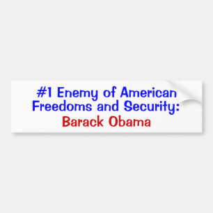 American Freedoms Bumper Sticker