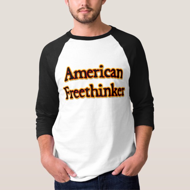 American Freethinker Fire T-Shirt (Front)