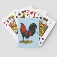 American Game BB Black Red Rooster
