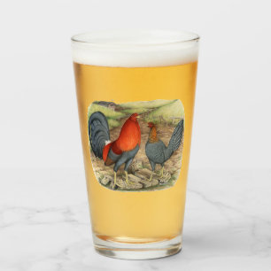 American Game Blue Reds Glass