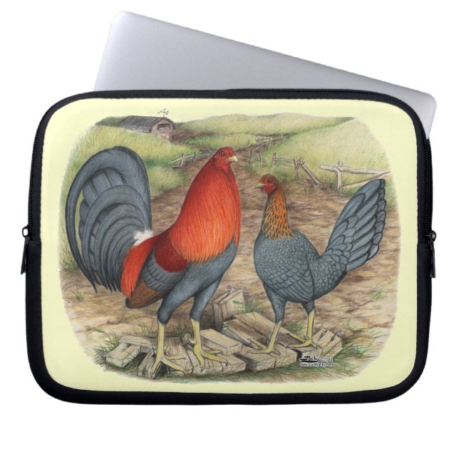 American Game Blue Reds Laptop Sleeve (Front)