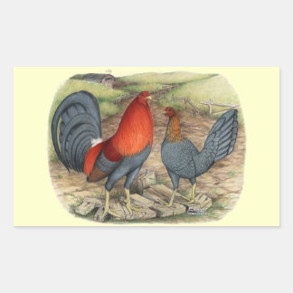 American Game Blue Reds Rectangular Sticker