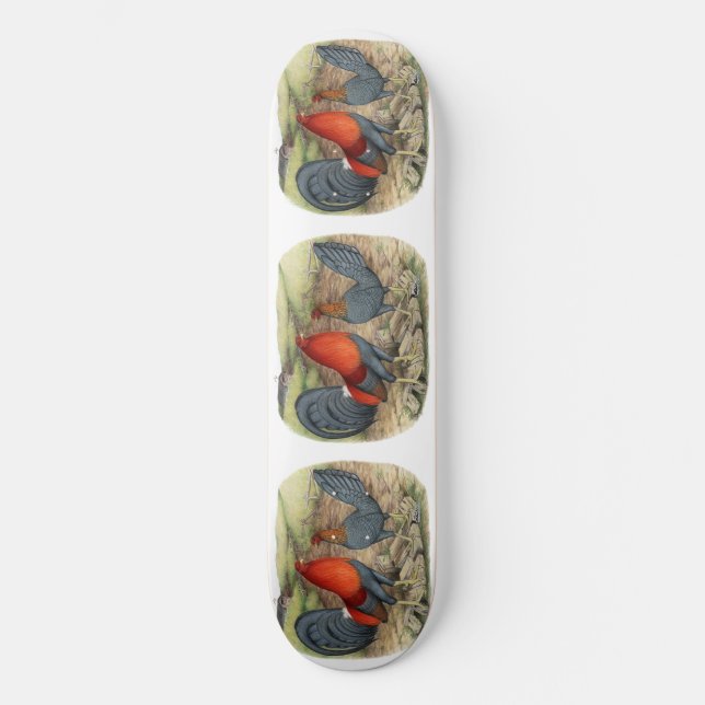 American Game Blue Reds Skateboard (Front)
