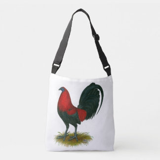 American Gamecock: Brown Red Crossbody Bag