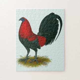 American Gamecock: Brown Red Jigsaw Puzzle