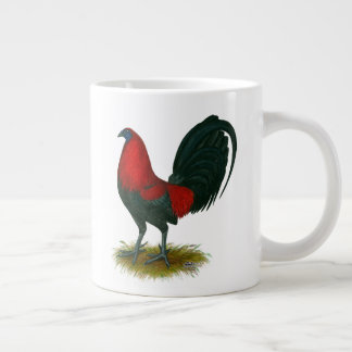 American Gamecock: Brown Red Large Coffee Mug
