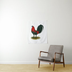 American Gamecock: Brown Red Tapestry