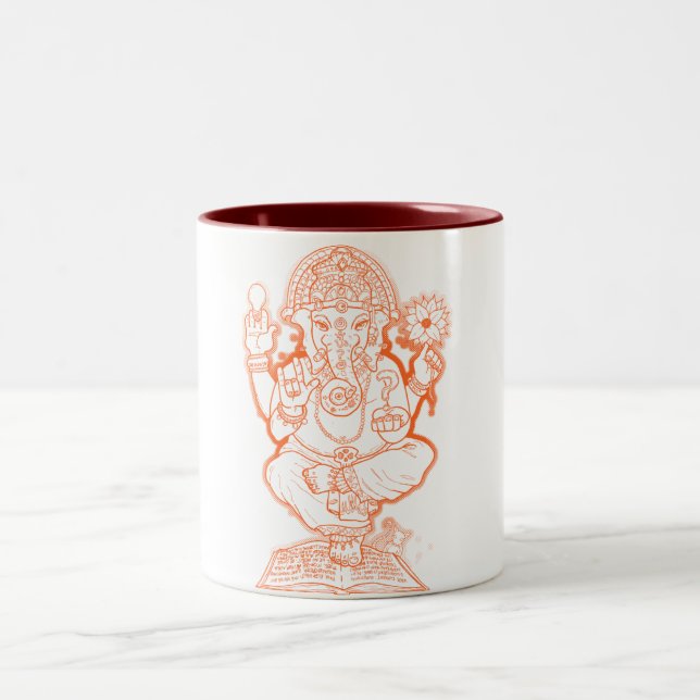 American Ganesh Two-Tone Coffee Mug (Center)