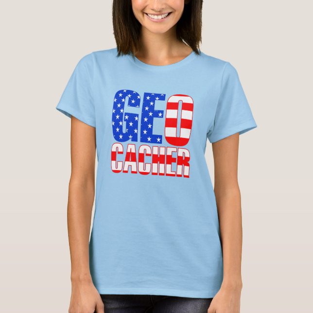 American Geocacher T-Shirt (Front)