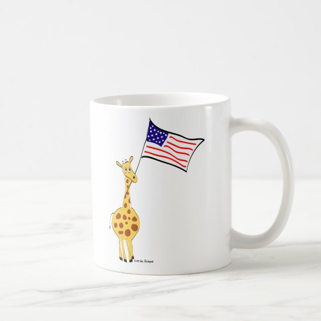 American Giraffe Coffee Mug (Right)