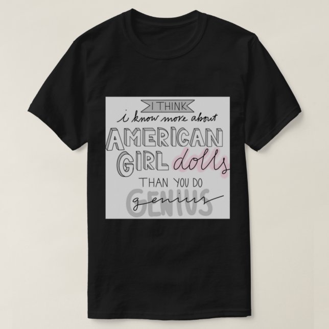 American Girl Doll Vine   T-Shirt (Design Front)