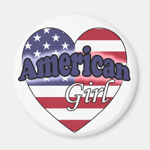 American Girl Magnet