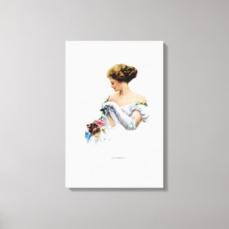 American Girl - Odd Moments by Harrison Fisher Canvas Print