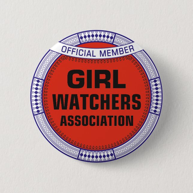 American Girl Watchers Association 6 Cm Round Badge (Front)