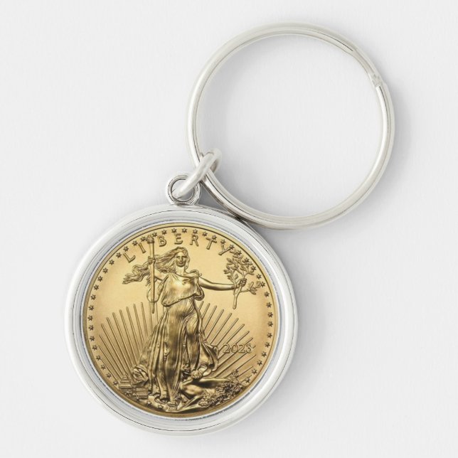 American Gold Eagle coin Key Ring (Front)