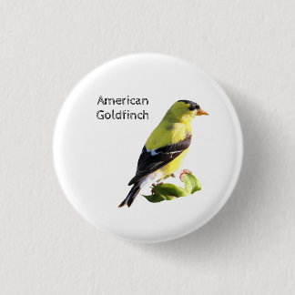 American Goldfinch 3 Cm Round Badge