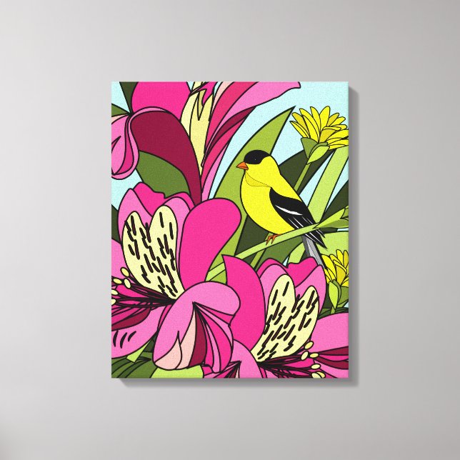 American Goldfinch Canvas Print (Front)