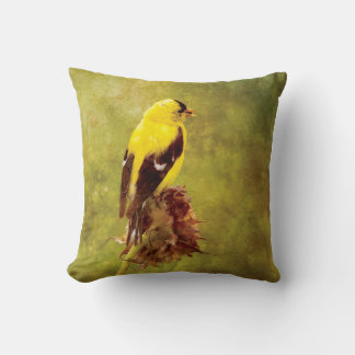 American Goldfinch Designer Accent Pillow