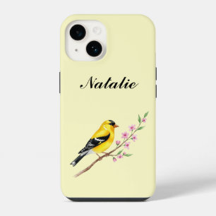 American Goldfinch Wild Bird Lover Gift Custom iPhone 14 Case