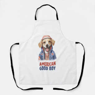 American GoodBoy Dog US Jacket th July  Apron