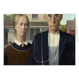 American Gothic by Grant DeVolson Wood