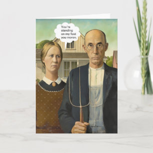 American Gothic  Card