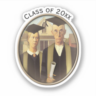 American Gothic Graduation Cameo