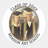 American Gothic Graduation Cameo