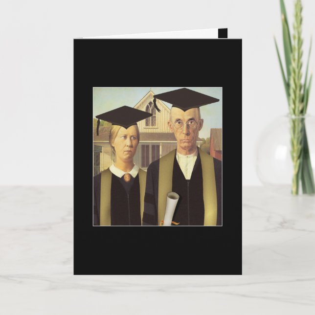 American Gothic Graduation Card (Front)