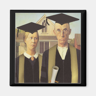 American Gothic Graduation Magnet