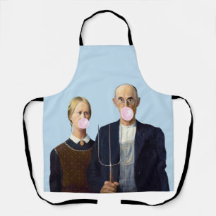 American Gothic Grant Wood Apron