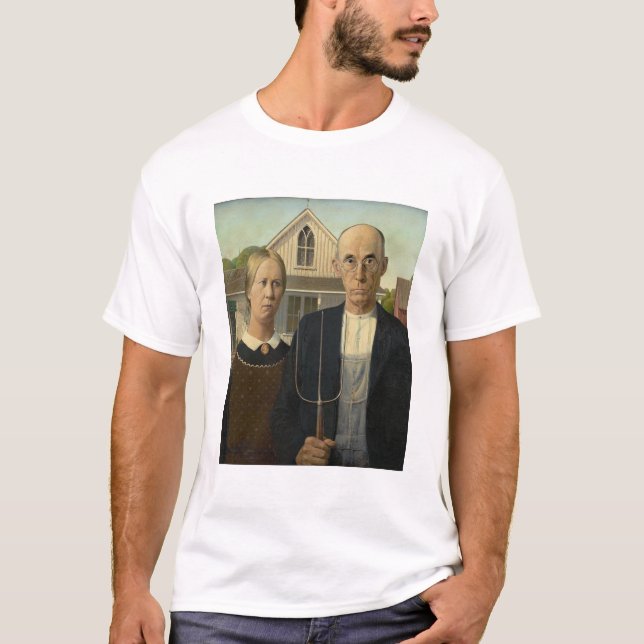American Gothic iconic rartwork range T-Shirt (Front)