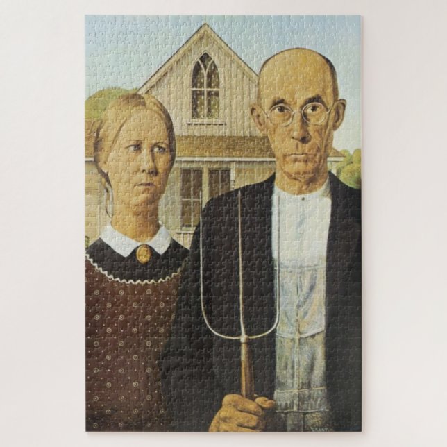 American Gothic  Jigsaw Puzzle (Vertical)