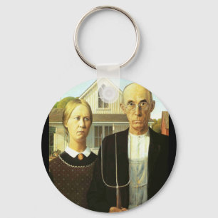 American Gothic Key Ring