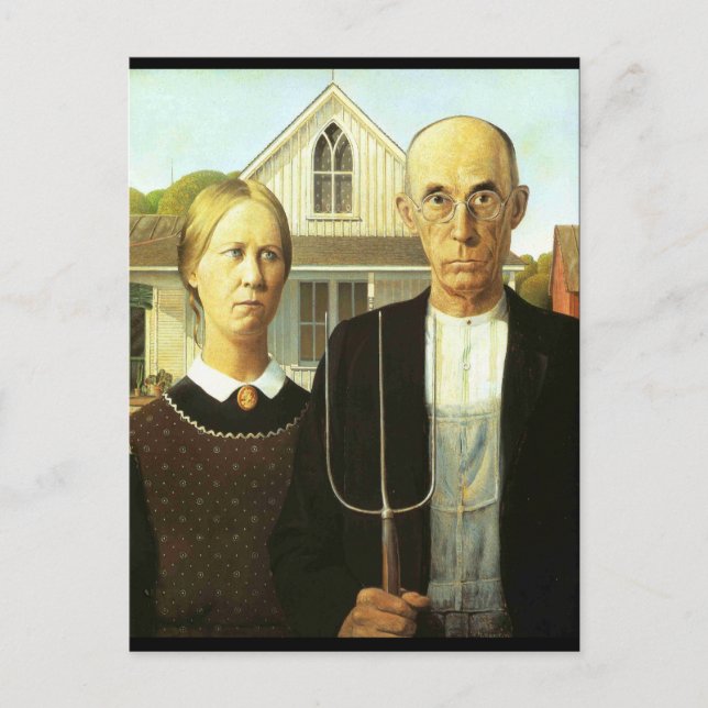 American Gothic Postcard (Front)