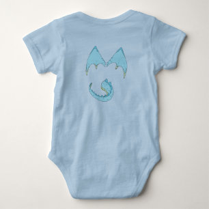 American Granny Training Dragons Romper Baby Bodysuit