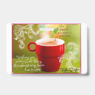 american greeting cards ID badge