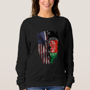 American Grown Afghan Roots USA Afghanistan Flag Sweatshirt
