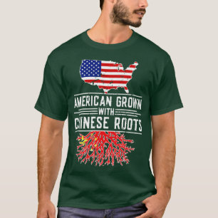 American Grown Chinese Roots Pride Italy T-Shirt