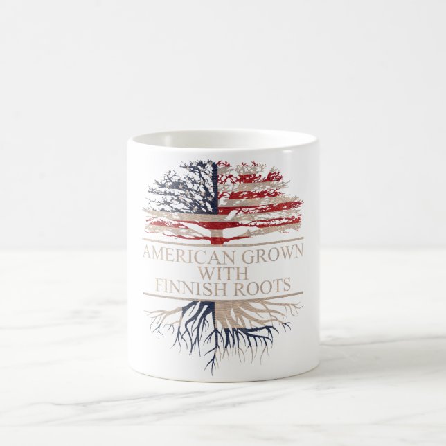 American grown finnish roots coffee mug (Center)