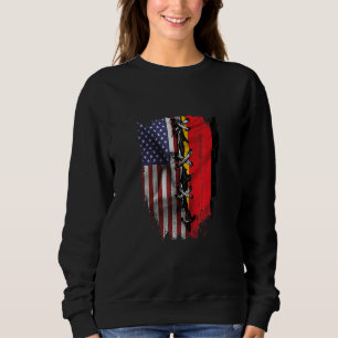 American Grown German Roots USA Germany Flag Sweatshirt