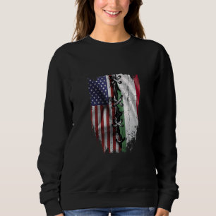 American Grown Hungarian Roots USA Hungary Flag Sweatshirt